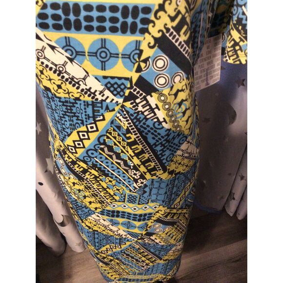New NWT LuLaRoe Print Dress Stretch Julia Large L Short Sleeve - Picture 5 of 5